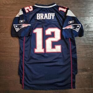 Tom Brady Jersey NFL Reebok On Field Patriots Size XL +2 L